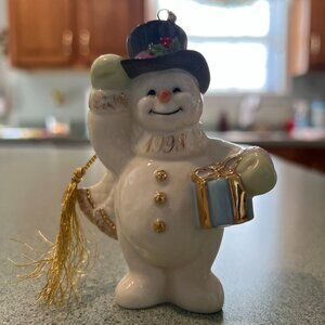 Lenox Snowman 1998 Ornament